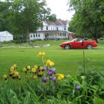 The Red convertible, in it\'s natural habitat.