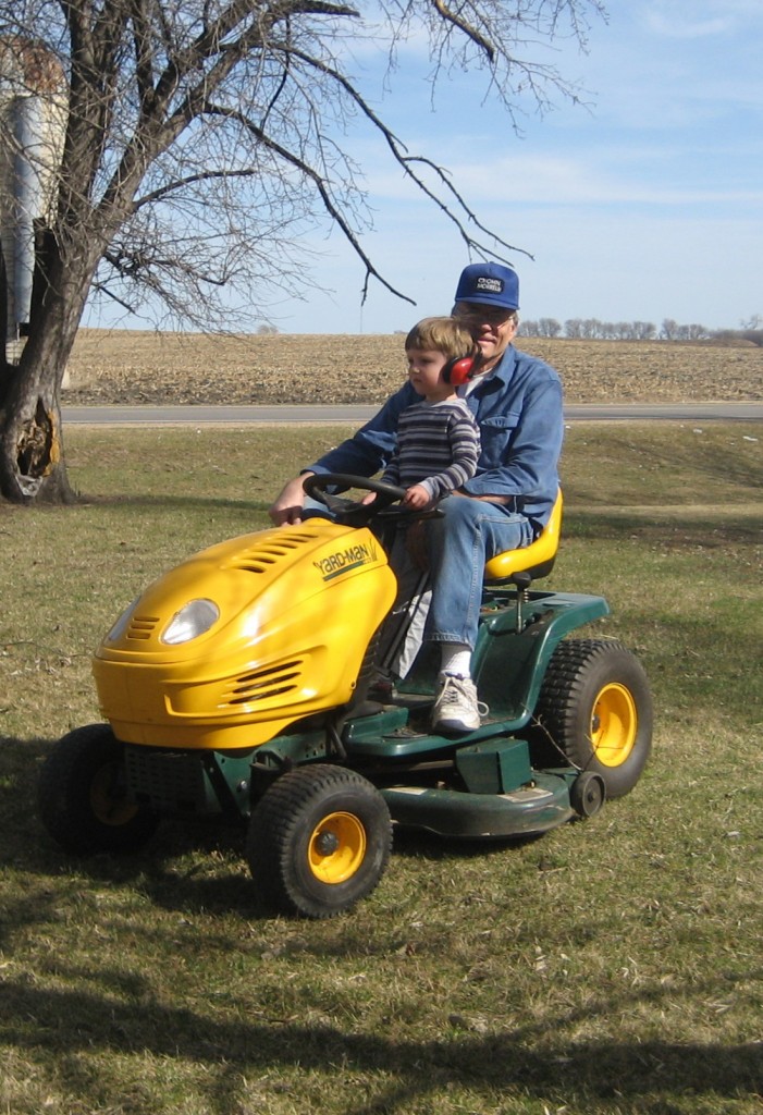 Grandpa and Gunnar E Grandpa and Gunnar E