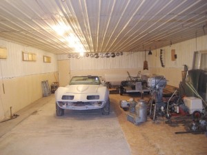 hog barn inside east