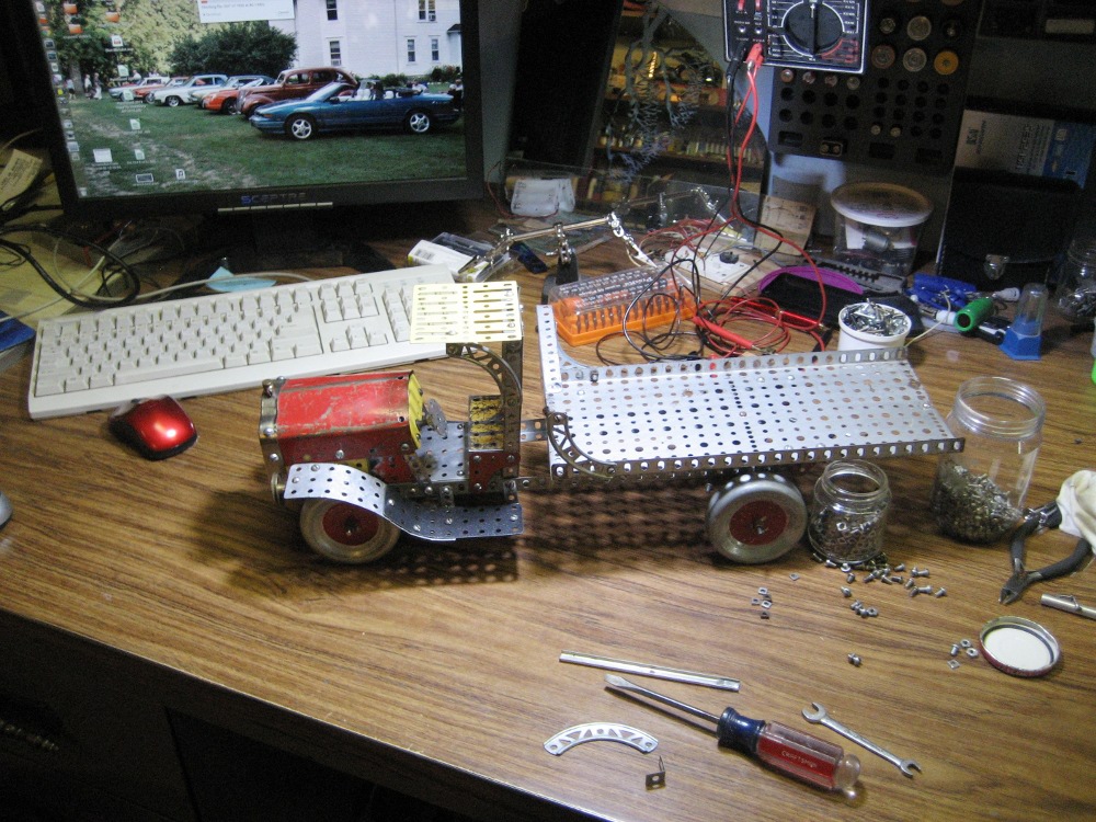 Erector Truck in Workshop