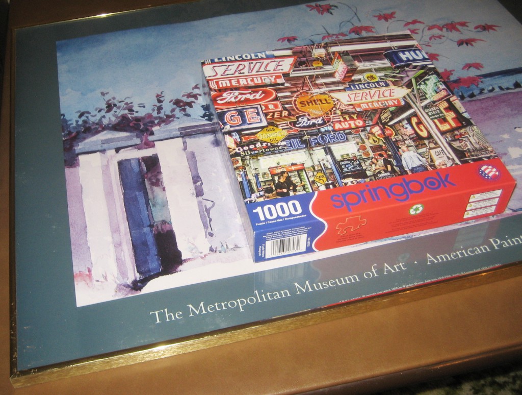 Birthday Puzzle on Old Picture